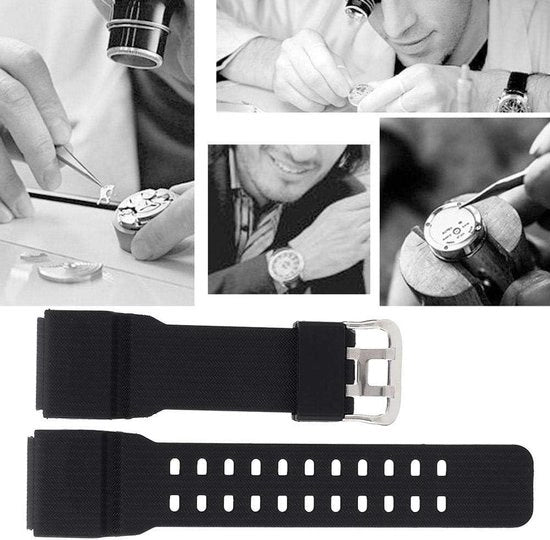 Cinturino orologio in PU morbido 15 mm, cinturino di riserva adatto per GG-1000 GWG-100 GSG-100