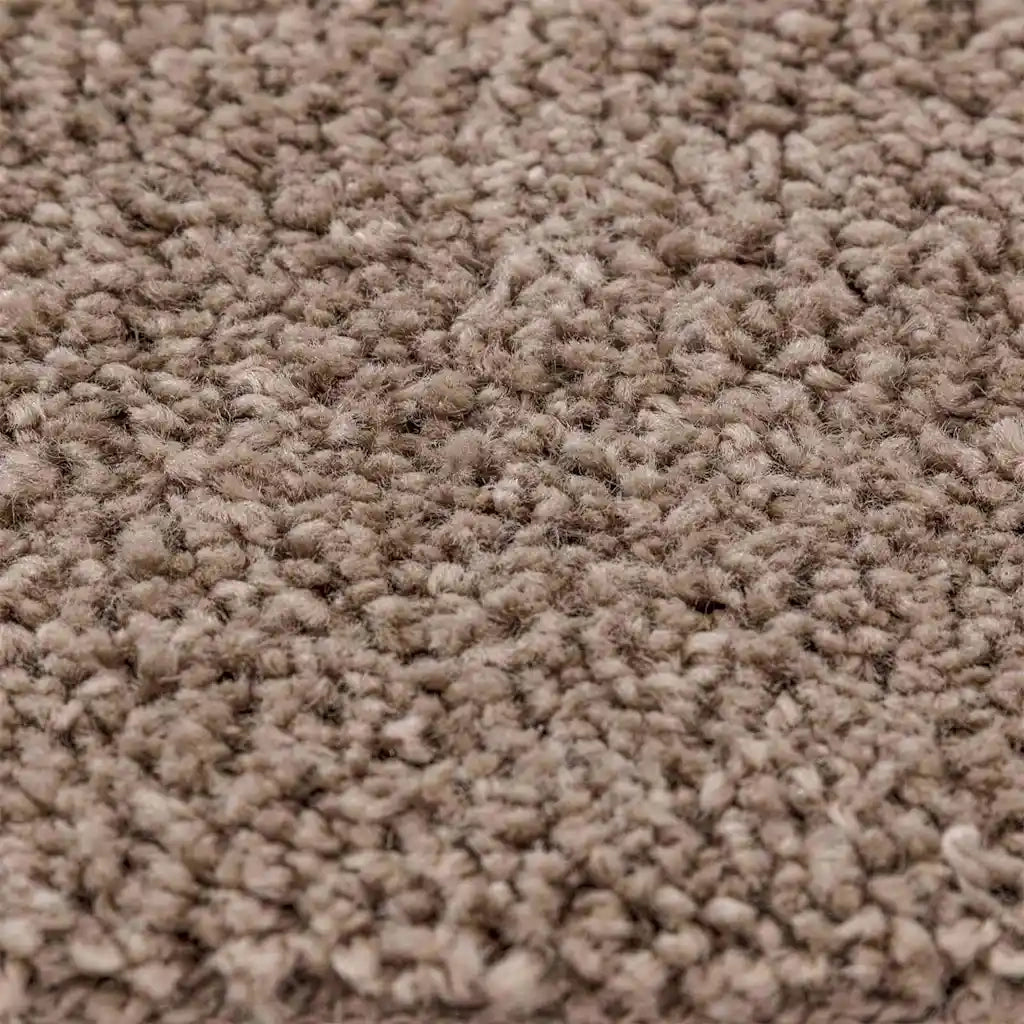 Tappeto Shaggy Antiscivolo Marrone 160 x 160 cm PP 4019801
