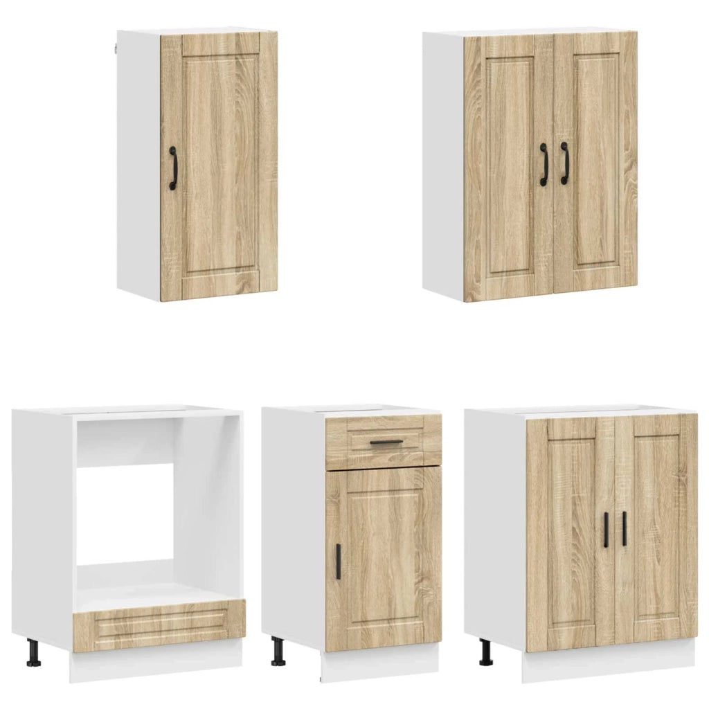 Unità Cucina PORTO 5 pcs Rovere Sonoma Legno ingegnerizzato 3438277