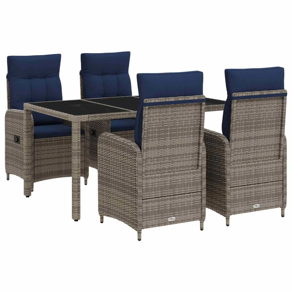 Set da pranzo per esterni 5 pcs polyrattan 3422324