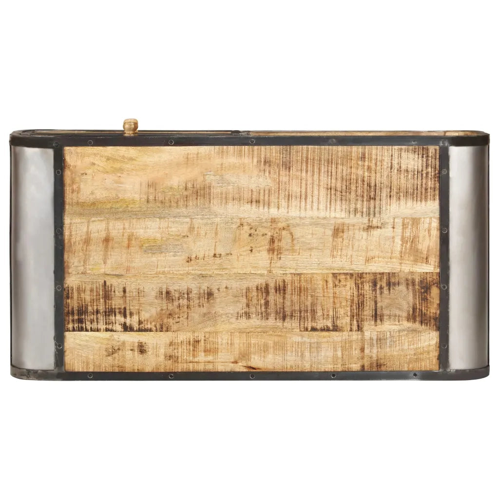 Tavolino da Salotto 100x50x35 cm in Legno Massello di Mango 247804