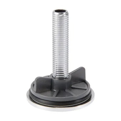 Coppia tappi copriforo 47 mm in acciaio cromato per lavabo e bidet