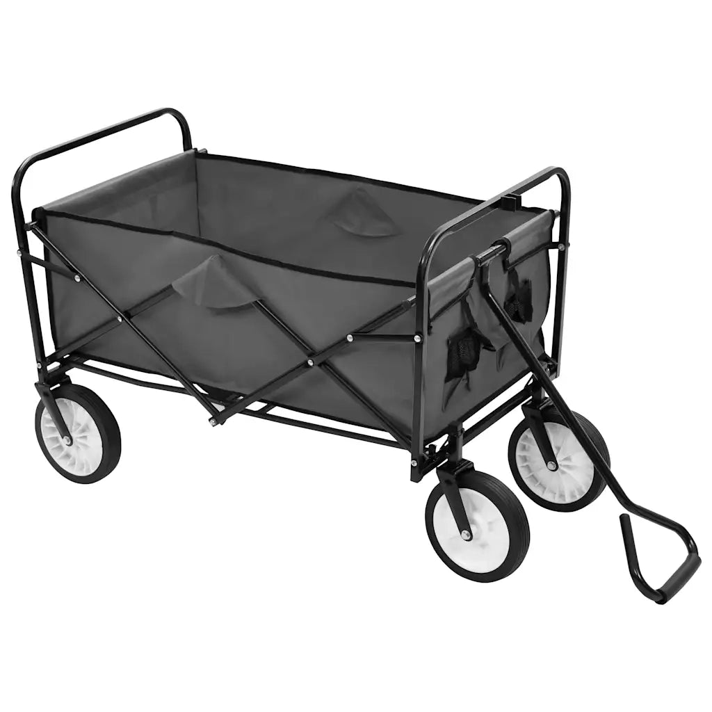 Carrello Pieghevole a Mano in Acciaio Grigio CFW9968012