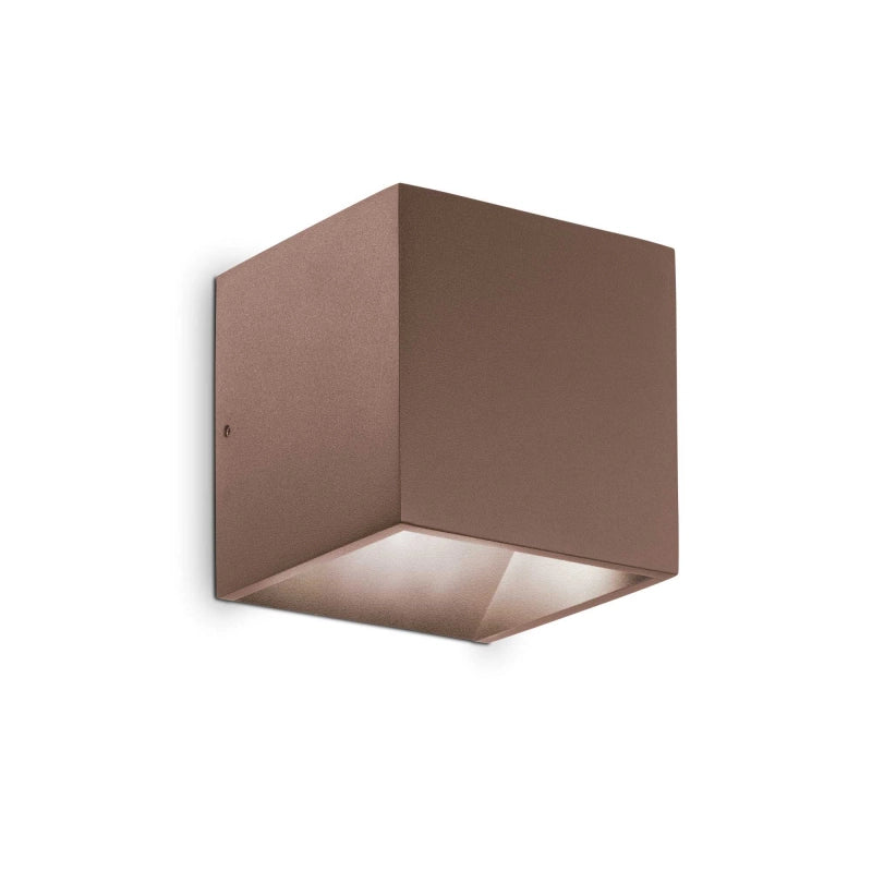 Lampada Da Parete Rubik Ap Coffee 4000K Ideal-Lux