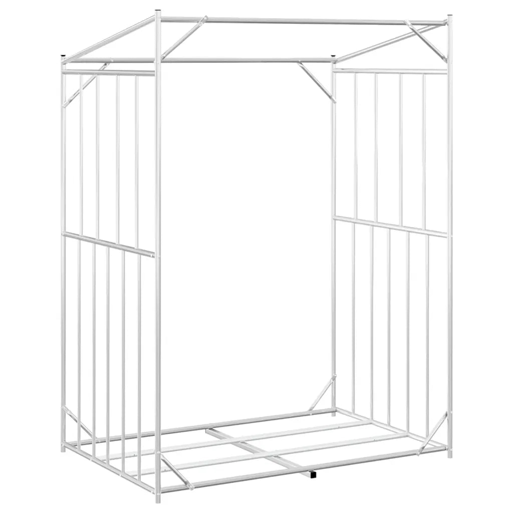 vidaXL Rastrelliera per Legna con Copertura Antipioggia 150x100x200 cm