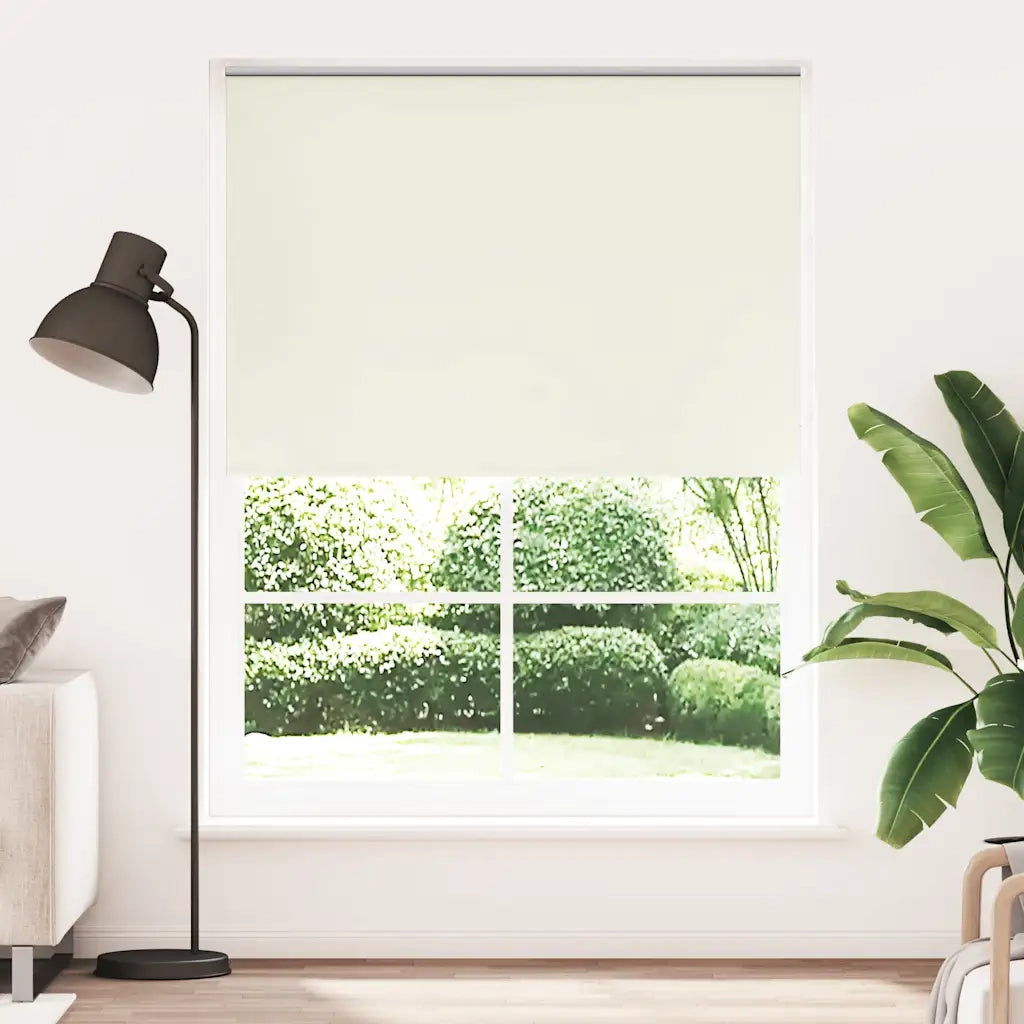 Tenda a rullo | Tenda avvolgibile oscurante 144,4x230 cm Tessuto Larghezza 140 cm bianco sporco