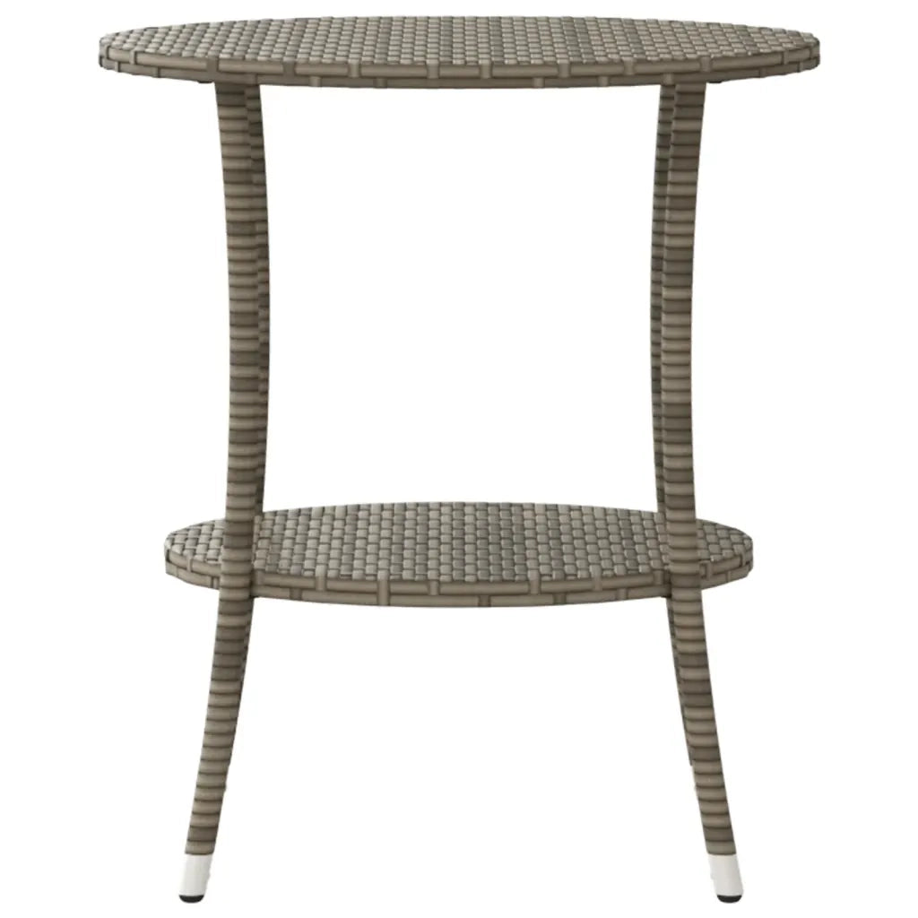 Sedie da Giardino Reclinabili 2 pz con Tavolo in Polyrattan 365692