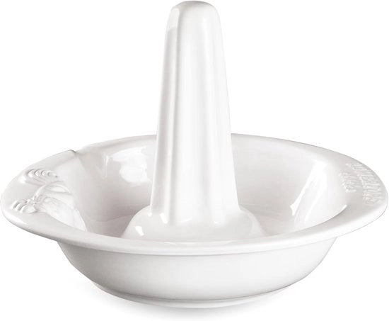 Piatto per il forno - Cucina semplice e salutare - 1 pezzo - Bianco - Ceramica - Ø 25,0 x H 18,0