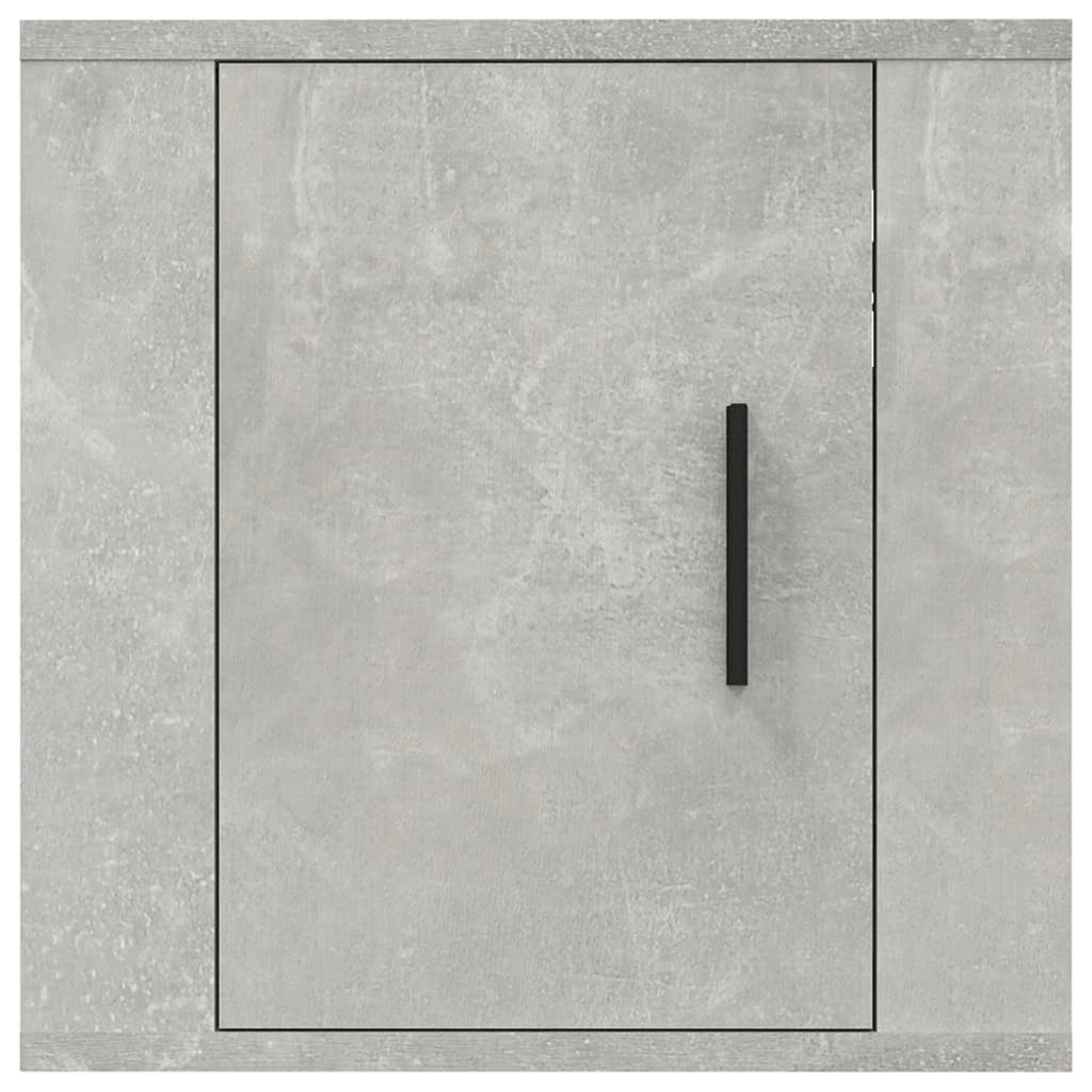Mobile TV multimediale mensola TV credenza TV montaggio a parete adatto per sala da pranzo soggiorno camera da letto 40 x 34,5 x 40 cm grigio 02_0027769