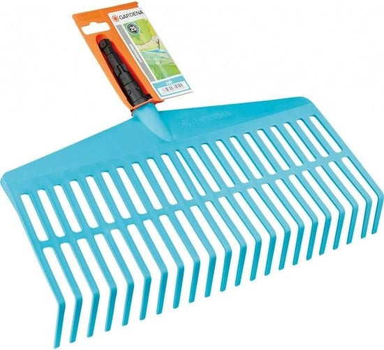 Tandhark per combi per la raccolta fogliame e taglio erba, con denti in plastica robusti, larghezza di taglio 43 cm (3101-20)