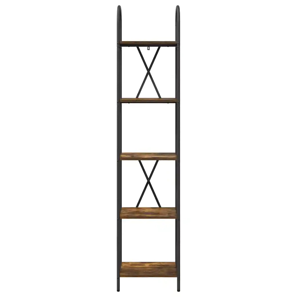 Libreria Rovere fumé 40 x 30 x 183 cm Legno multistrato