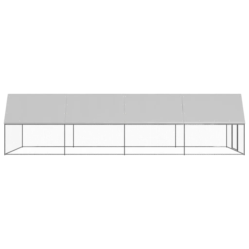 Gabbia per Polli da Esterno 3x8x2 m in Acciaio Zincato cod mxl 54187