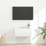 Mobile TV da parete-Mobile TV a Muro-Credenza TV Bianco Lucido 60 x 31 x 29.5 cm 224288