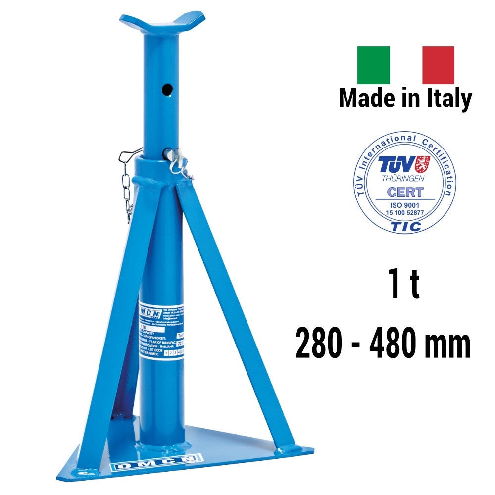 Trade Shop - Colonnetta E Cavalletto Per Sostegno Autovetture Portata Ton. 1 Omcn110 -