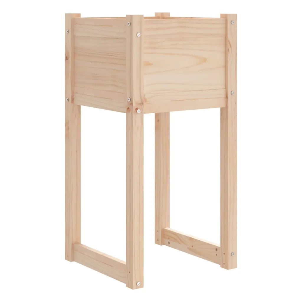 Fioriera | Cassetta per fiori | Vaso 40x40x81 cm in Legno Massello di Pino