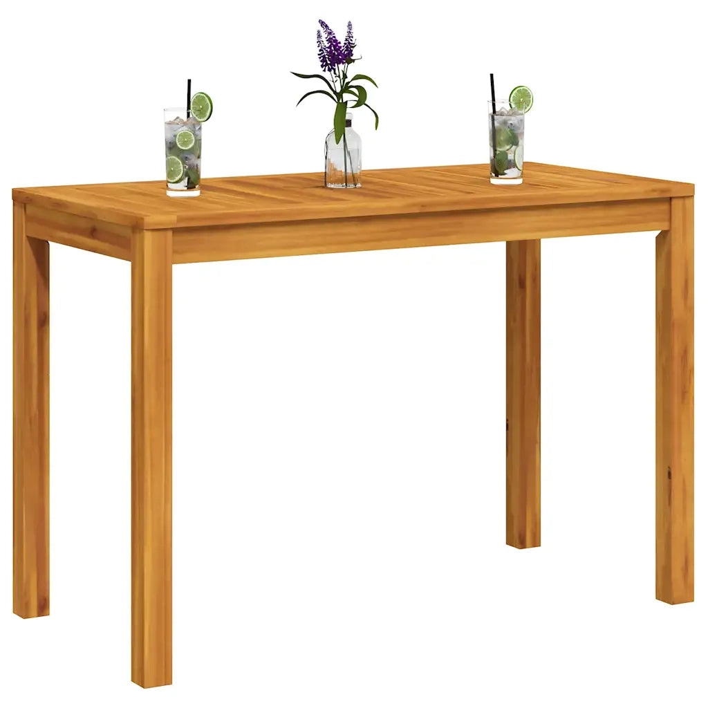 Tavolo da Pranzo da Giardino 110x55x75 cm Legno Massello Acacia
