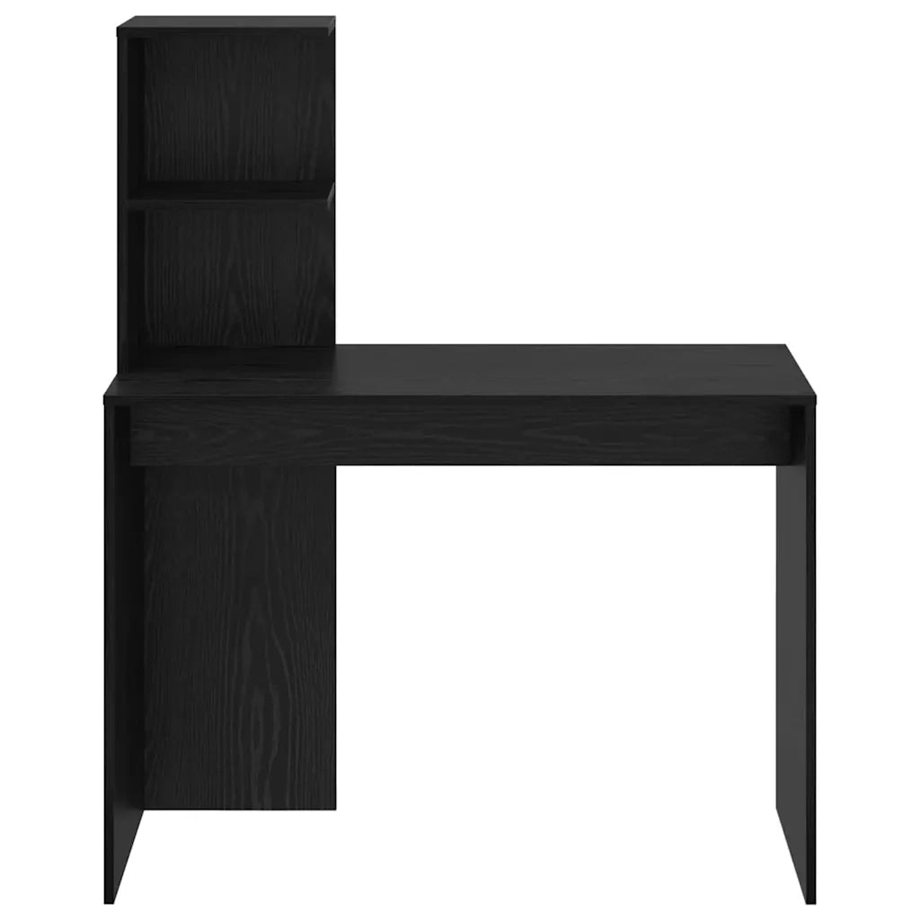 Scrivania Rovere Nero 102 x 50 x 124 cm Legno multistrato 869355