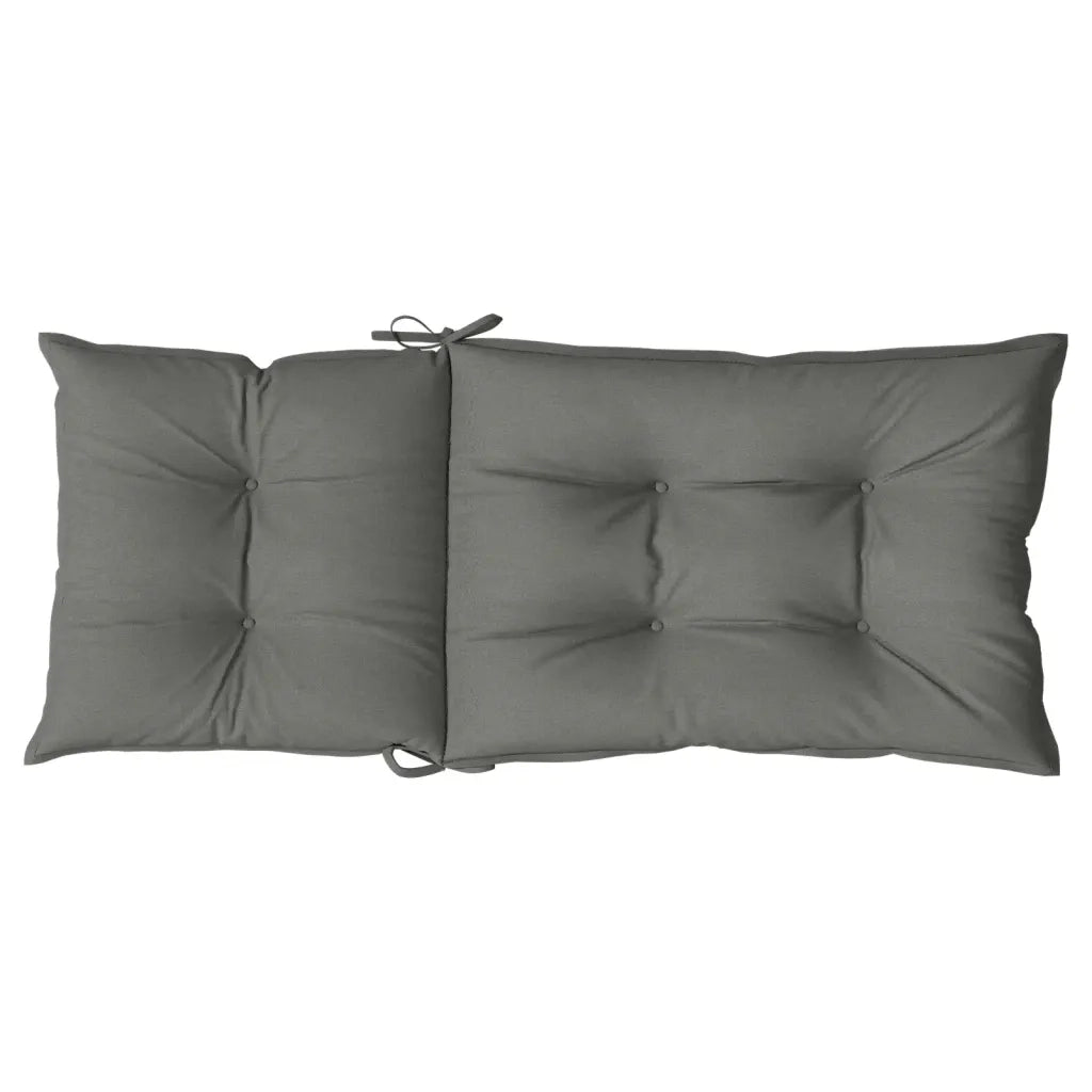 Cuscini Sedia Schiena Alta 6 Grigio MÃ©lange 120x50x7 Tessuto