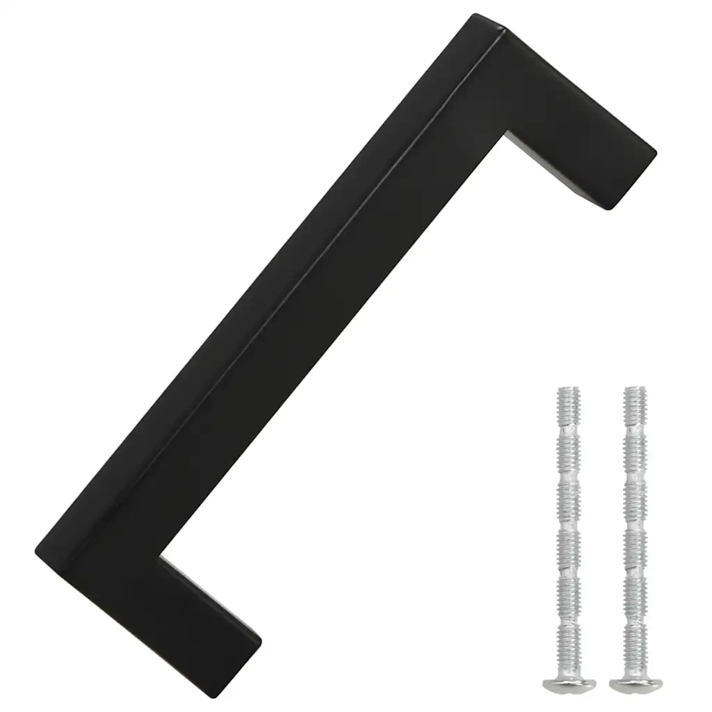 Maniglie per Mobili 10 pz Nere 96mm in Acciaio Inox CFW3564195