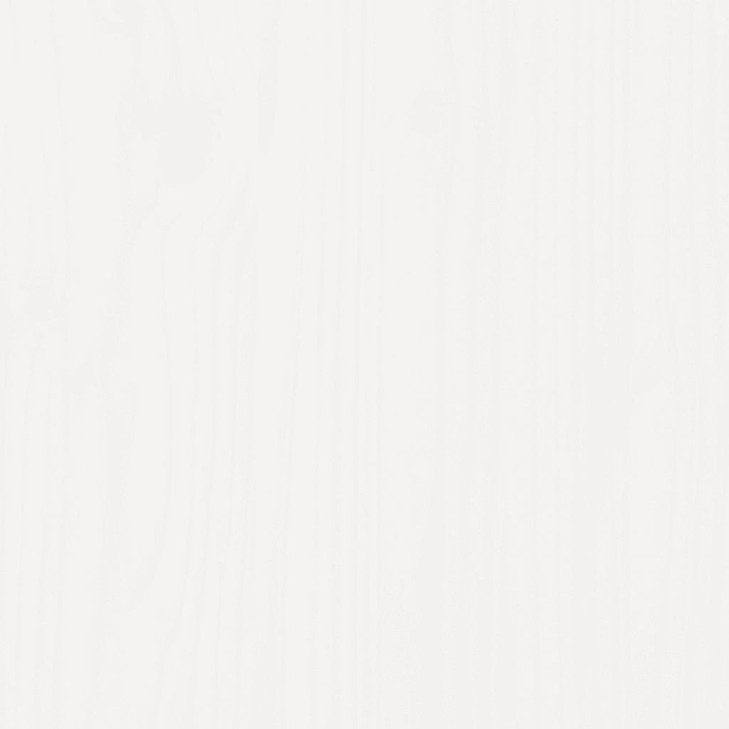 Credenza Bianca 60x34x75 cm in Legno Massello di Pino cod mxl 14798