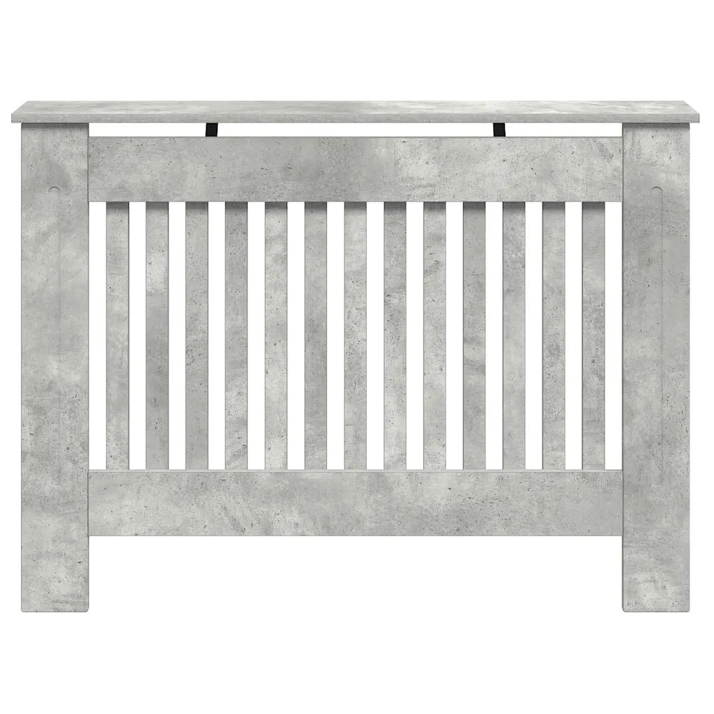 Copertura per radiatori Grigio cemento 112 x 19 x 81,5 cm