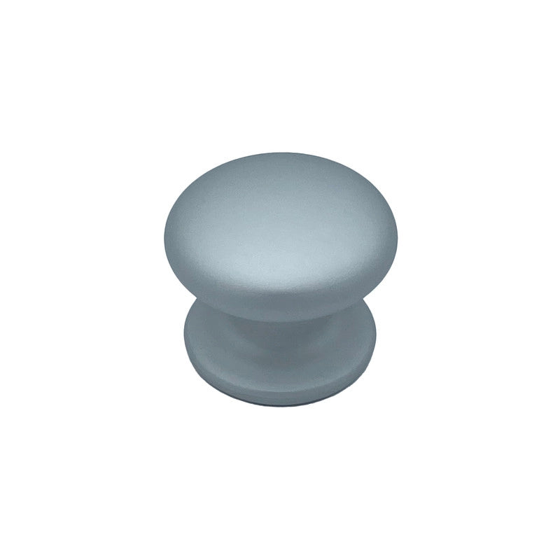 Pomolo fisso per porta SAGUATTI 173/70EB in alluminio argento satinato