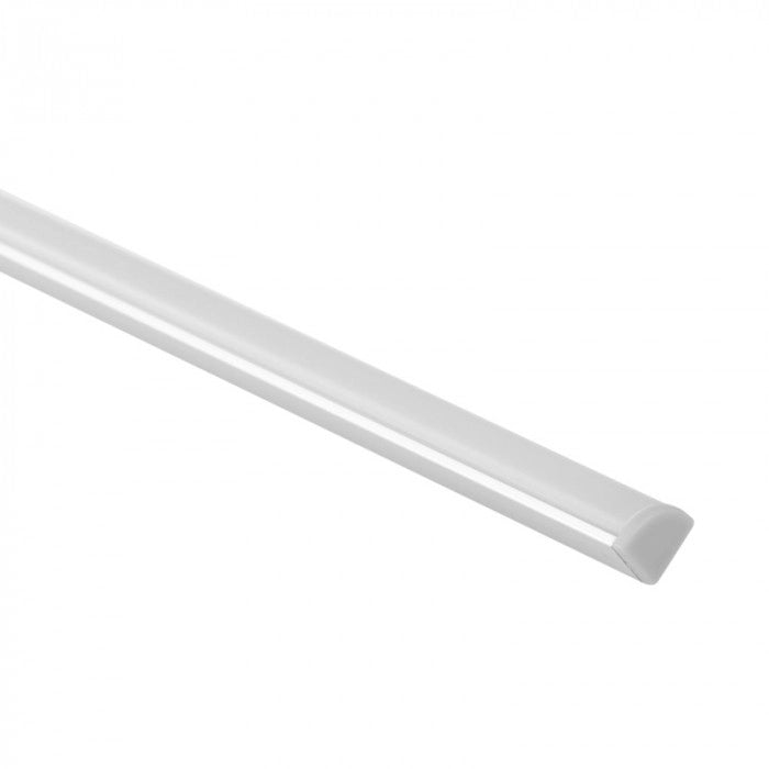Profilo LED RW02 angolare anodizzato, diffusore opaco 2m Ecolight