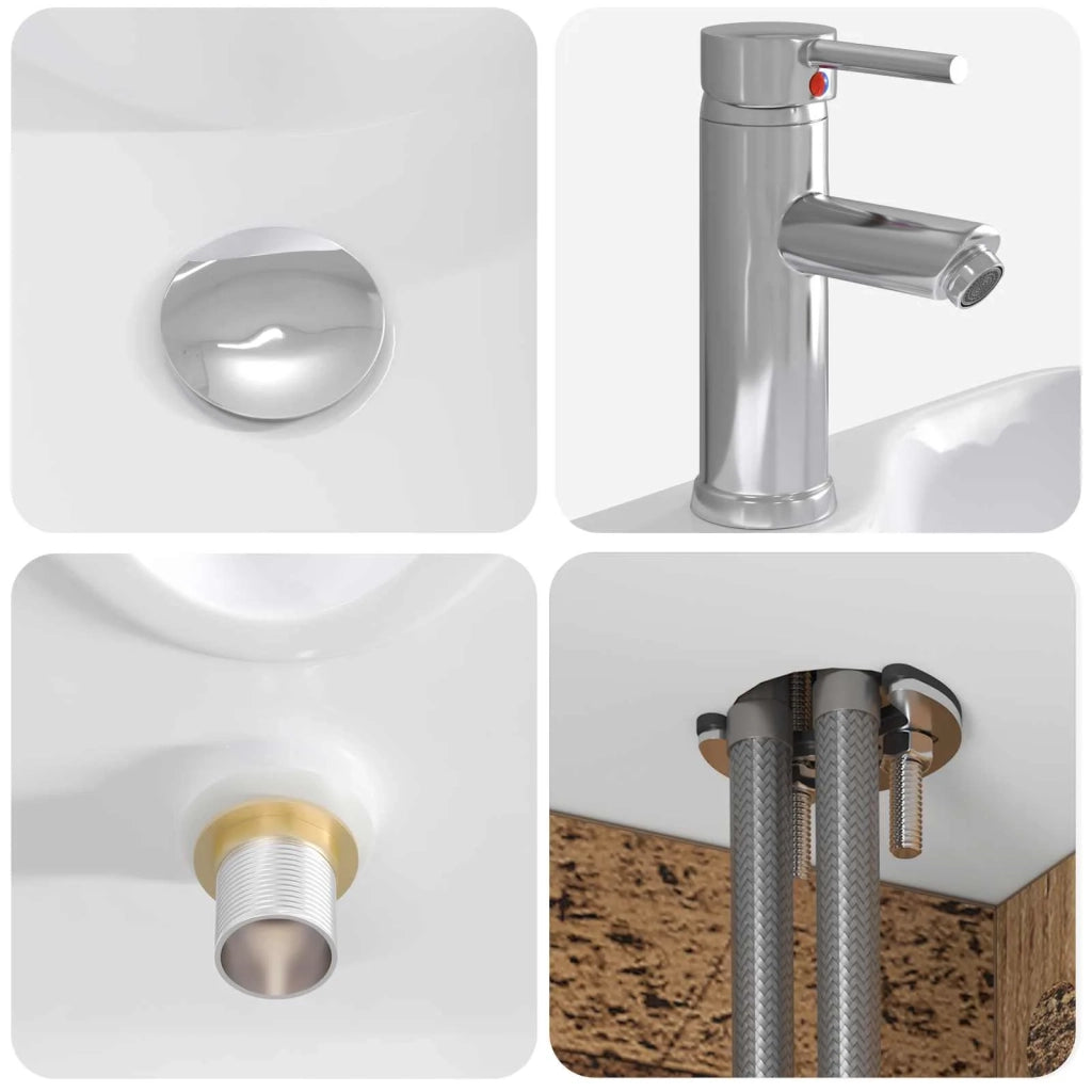 Set di Armadi da Bagno 5 pcs Legno antico Legno ingegnerizzato 3406397