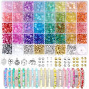 Set di gusci 6 mm - 34 colori - Impermeabile - Contenuto del set - Cassetta di stoccaggio e attrezzi