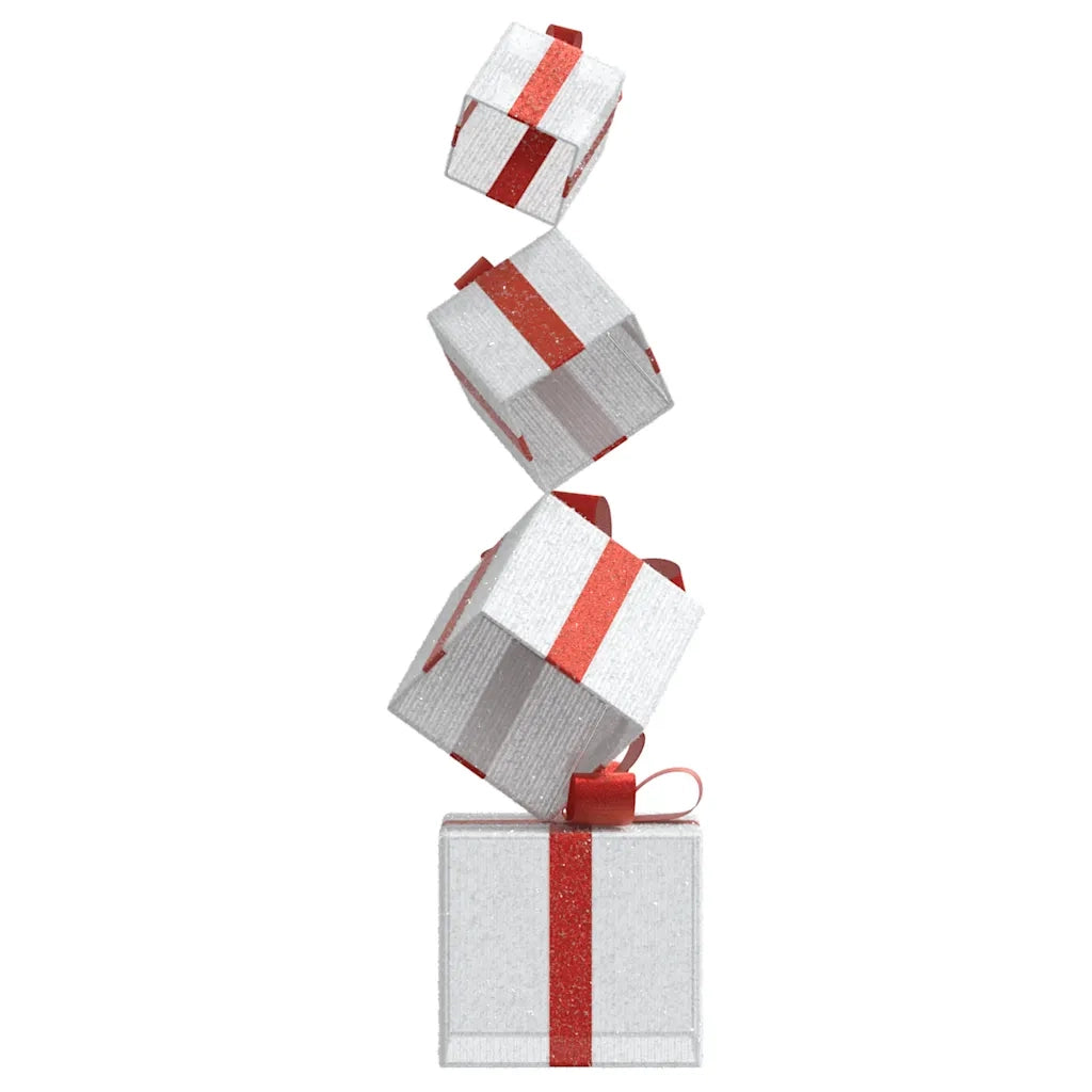 Confezione Regalo Decorazione Natalizia 80 LED Bianco Caldo 4019489