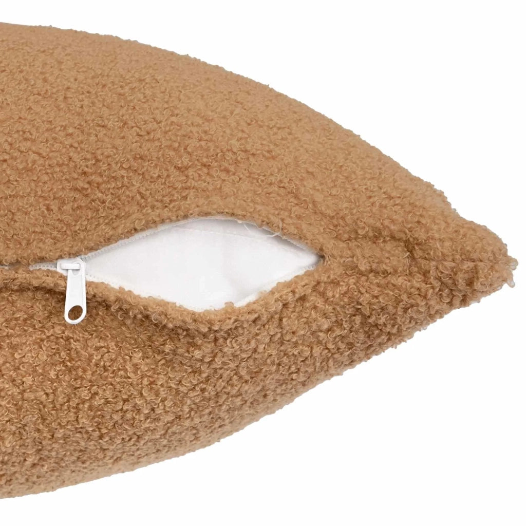 Federa 2 pcs HEERLEN Beige 50 x 70 cm Bouclé 911347