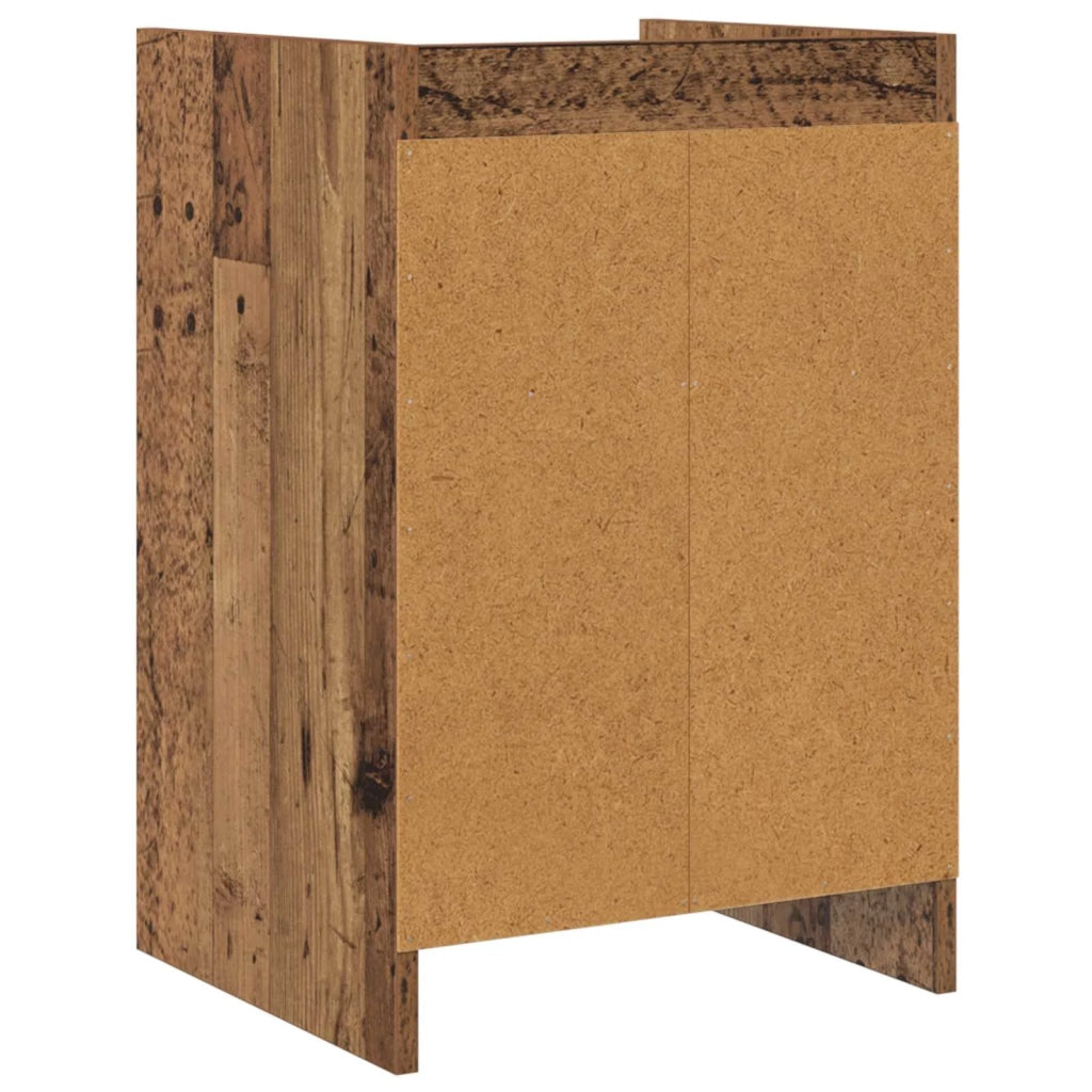 Comodini 2 pz Legno antico 40 x 36 x 60 cm Legno ingegnerizzato 8011048
