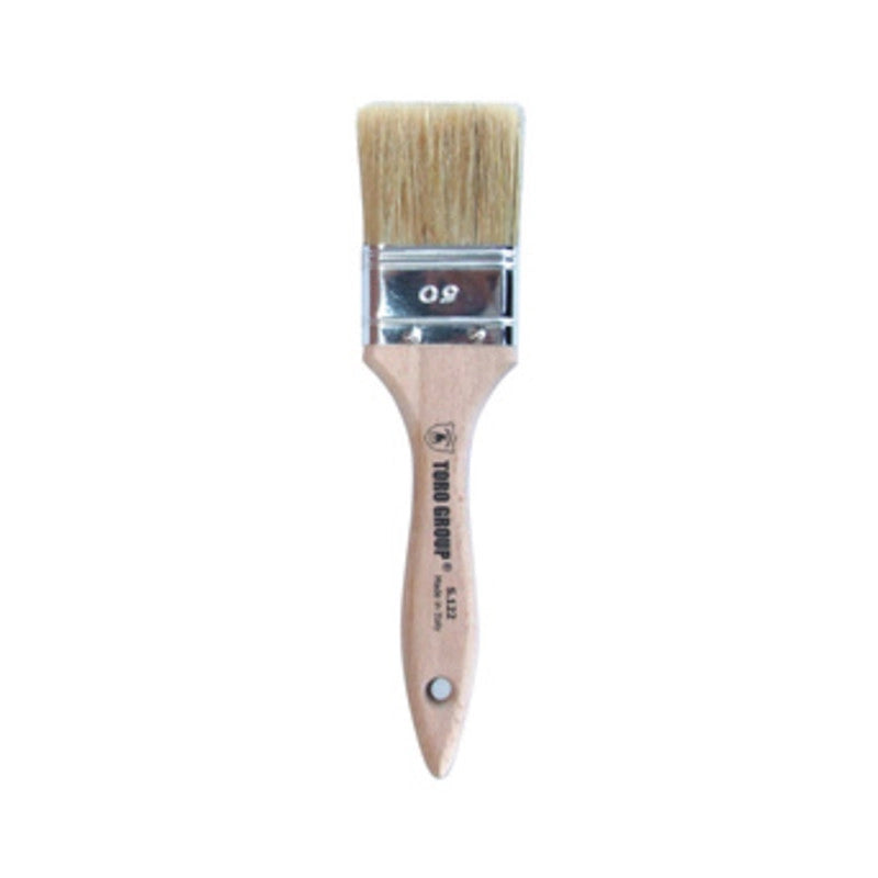 PENNELLESSA BIONDA MANICO LEGNO S.122 40 MM- 12,0 pz