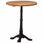 Tavolino da Bistrot Ø60x76 cm in Legno Massello di Acacia 321088