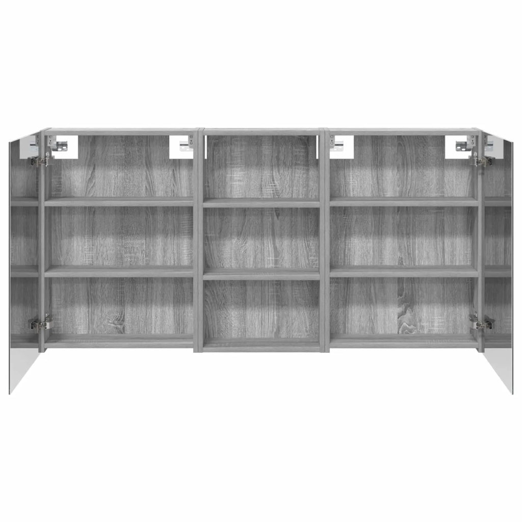 Set di Armadi da Bagno con lo scaffale 3 pcs 140 x 14,5 x 70 cm 3403781