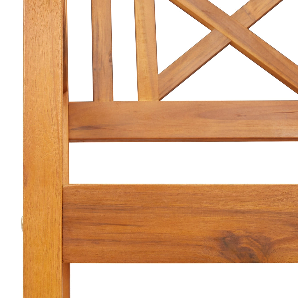 Panchina da Giardino 180x56x90 cm Legno Massello di Acacia