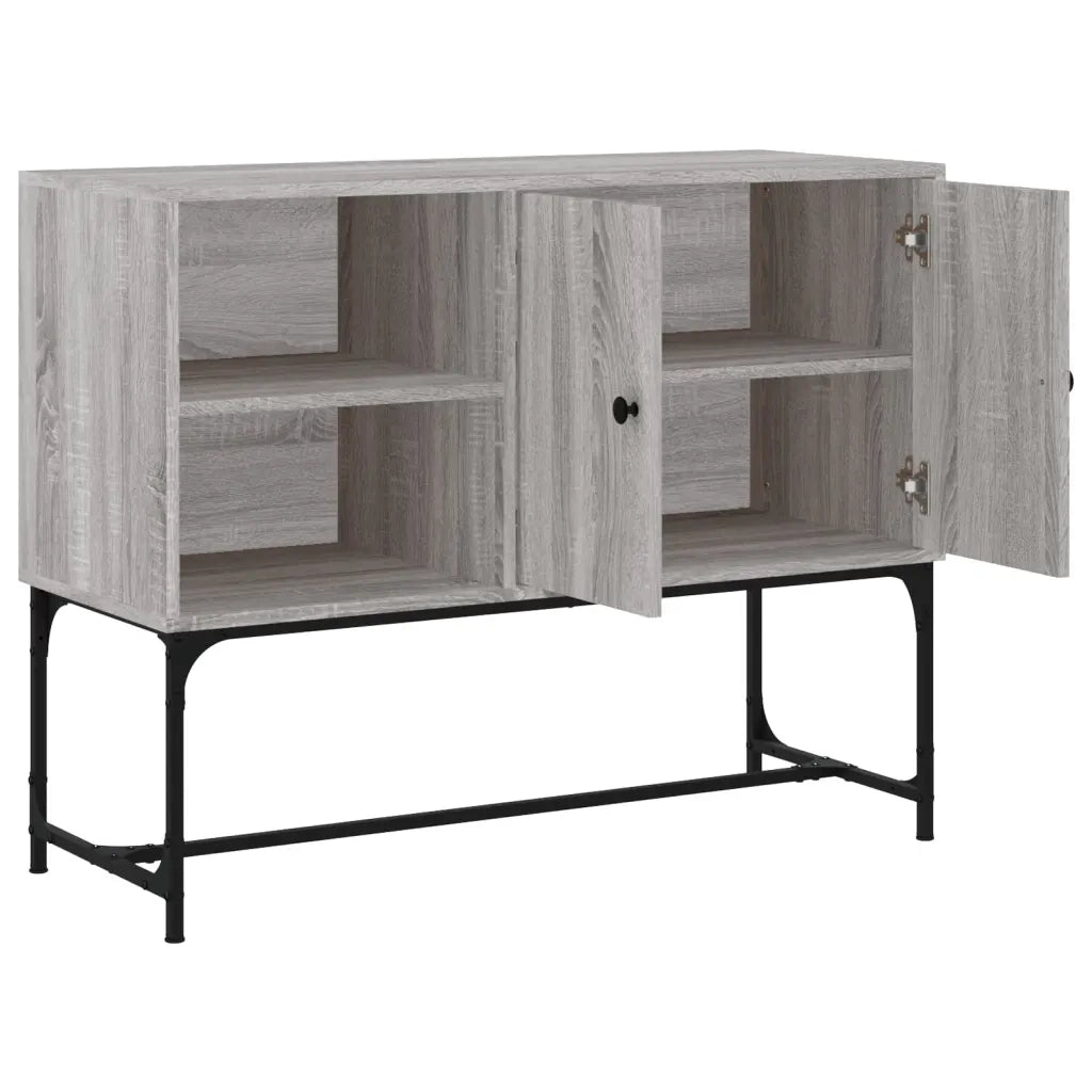 Credenza-Buffet-Armadio da cucina Grigio Sonoma 100x40x79,5 cm in Legno Multistrato