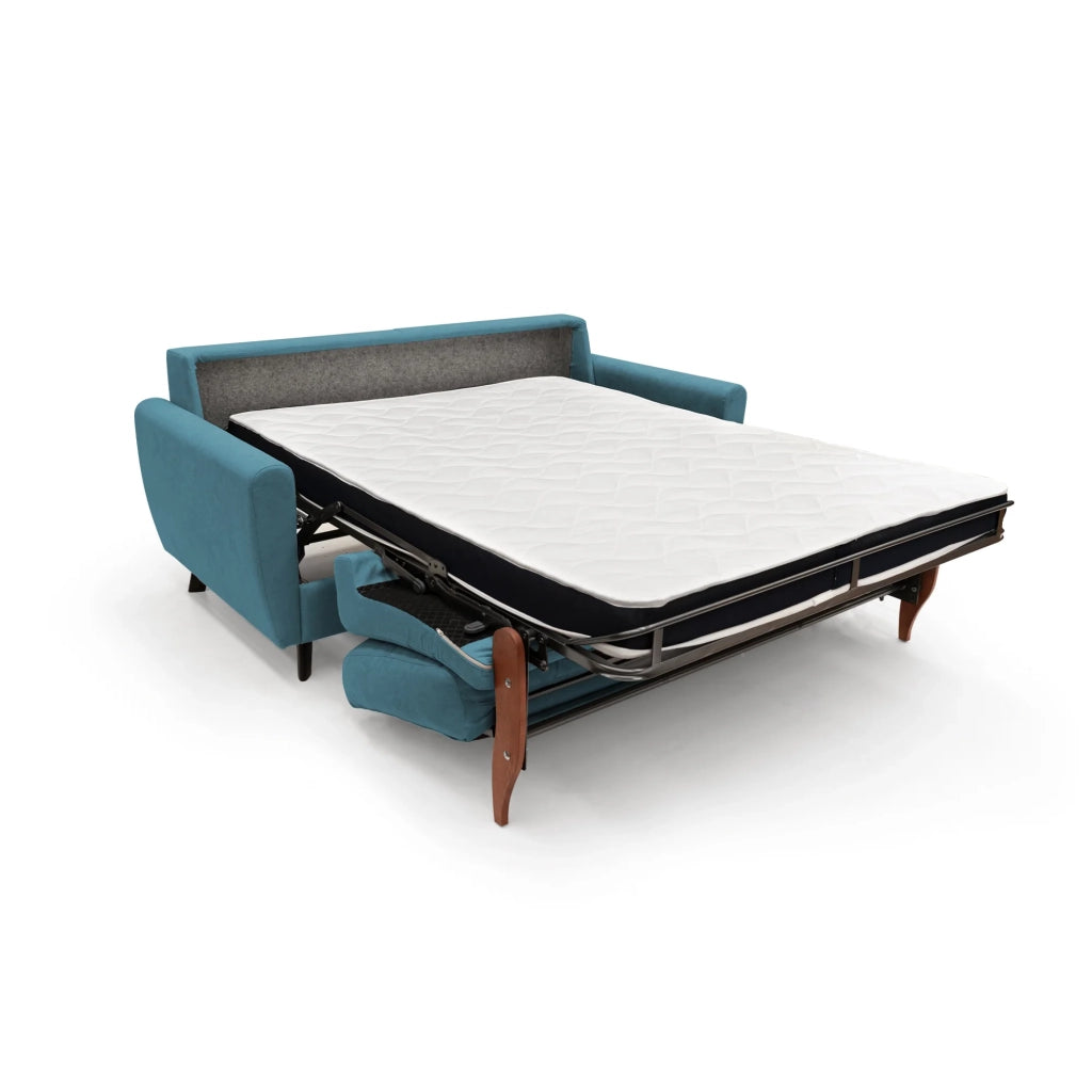 Callisto Divano letto matrimoniale 188 cm azzurro