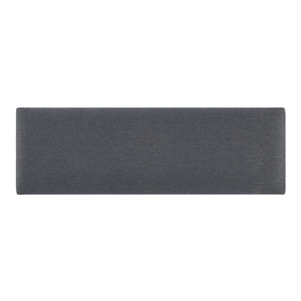 Set di 2 cuscini da parete in tessuto 90 x 30 cm grigio scuro 03_0010580