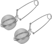 Set di piegatura a 7 posizioni, diametro 5 cm, lunghezza 16 cm, acciaio inossidabile, argento, confezione da 2