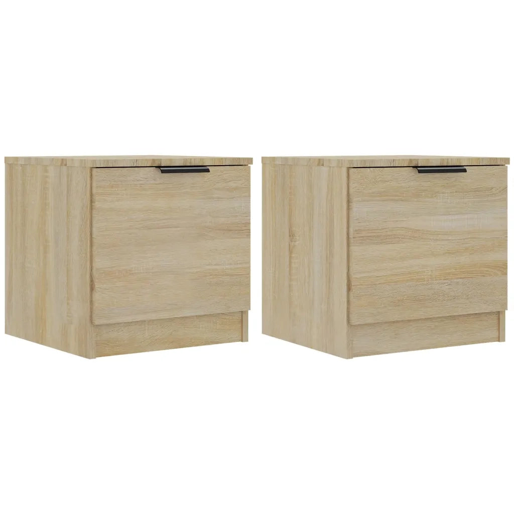 Comodini 2 pz Rovere Sonoma 40x39x40 cm 811203