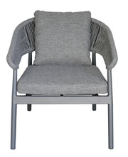 Cheonda - Salotto Cap-Ferrat in alluminio Greenwood Materiale: Alluminio, Colore: Antracite