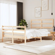 Giroletto-Struttura Letto in Legno Massello di Pino 120x190cm Small Double 797786