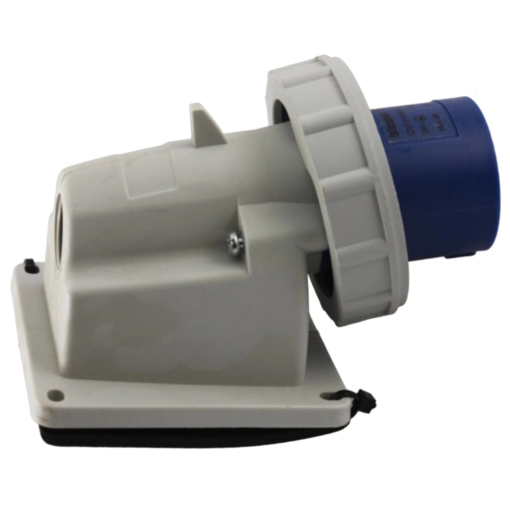 Spina fissa a 90 16A 230V - 2P+T IP67 50-60Hz colore blu Bticino