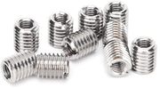 Riduttore di Filo M10 a M6 - 10 pezzi - Strumento per Estensione di Cavo - Riduttore produttivo M6X1.0 femmina e M10X1.5 maschio - Inserimento Viti .