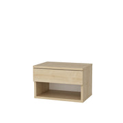 Comodino in legno "Jamot" - 45 x 29 x 32 cm - Beige