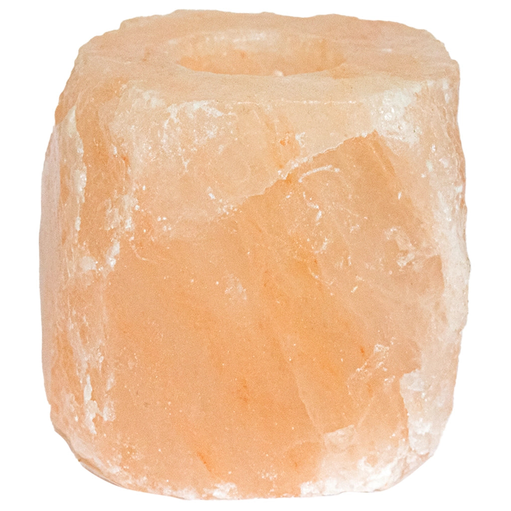 Portacandele in Pietra di Sale 4 pz 4 kg Rosa