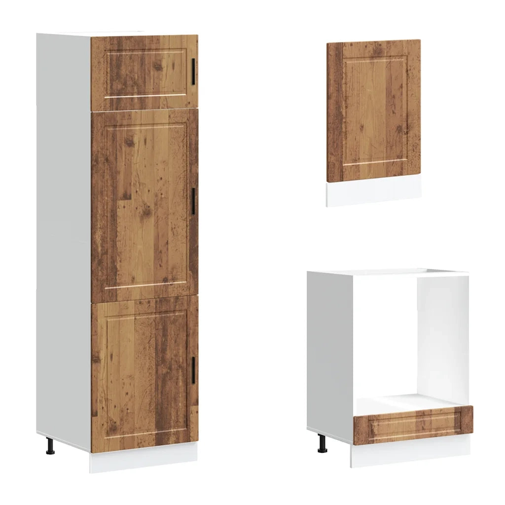 Set Mobili da Cucina 7 pz Porto Legno Vecchio in Truciolato 3314789