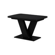 Vicco tavolo da pranzo allungabile Nero 120 x 80 cm estensibile