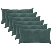 Federa 6 pcs HEERLEN Blu mare 40 x 80 cm Fleece in microfibra 909998